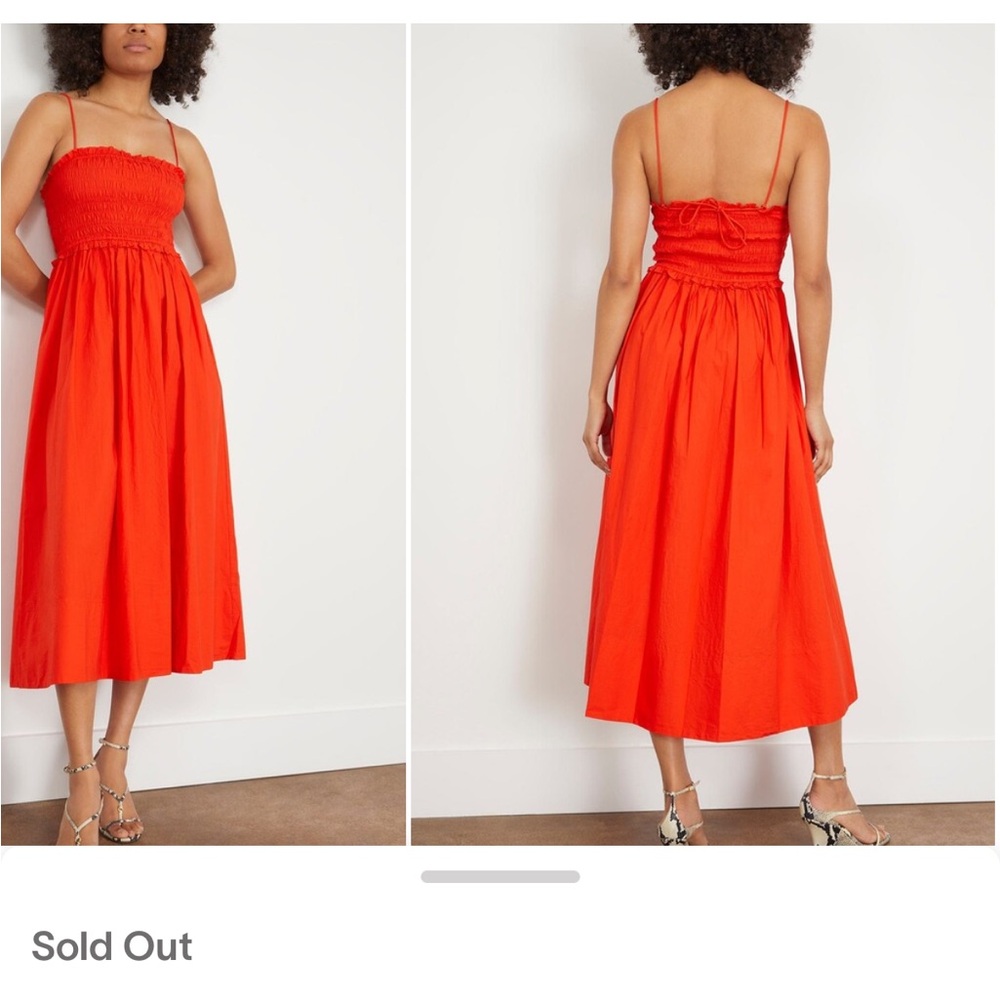 Apiece Apart Porta Smocked Dress